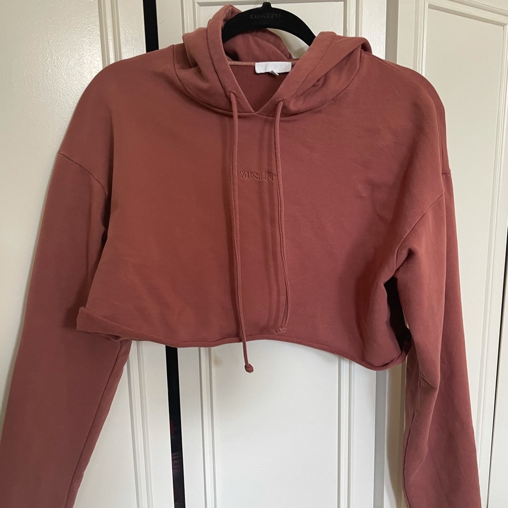 Meshki Cropped Hoodie